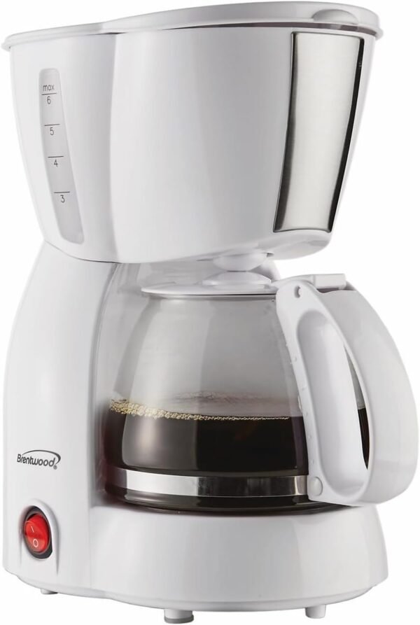51FLJdMuLEL._AC_SL1500_ Brentwood TS-213W 4 Cup Coffee Maker Review Compact Design with Reusable Filter