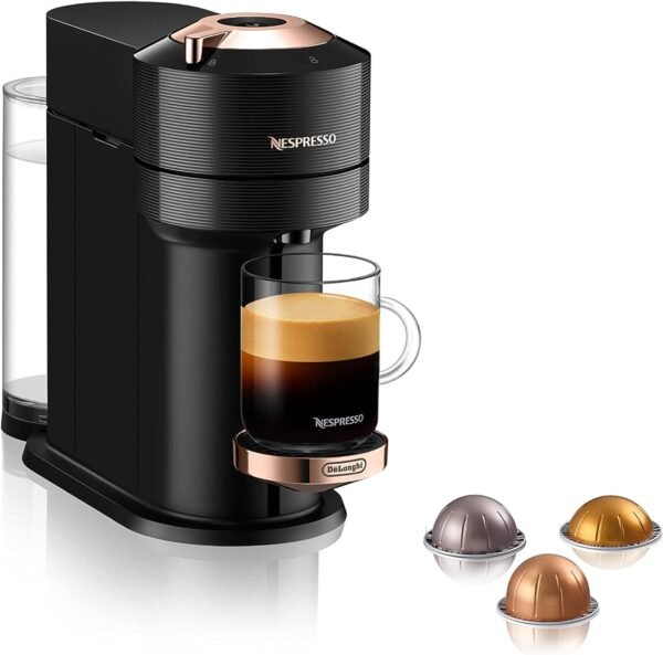 Nespresso Vertuo Next Coffee and Espresso Machine by De'Longhi review with features explained