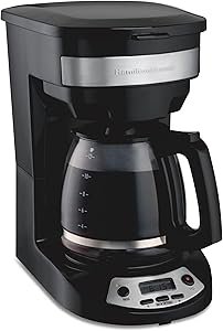 61nBVDwegL._AC_SY300_SX300_ Hamilton Beach 12 Cup Programmable Coffee Maker review sleek design and customizable brewing options