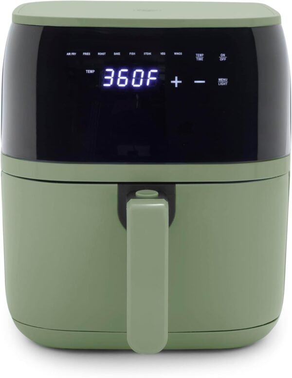 GreenLife Air Fryer review 5.3QT Compact PFAS-Free Ceramic Nonstick with One-Touch Modes
