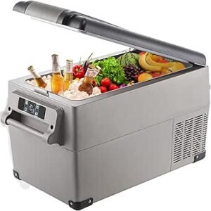 Portable Car Refrigerator Review VEVOR CF35 37 Quart Dual Zone for Outdoor Use