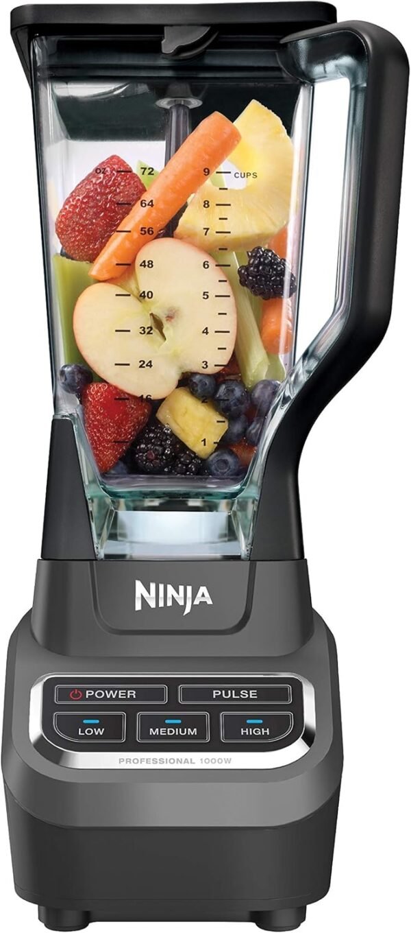 Ninja Professional Blender BL610 review powerful countertop blender for smoothies and ice crushing