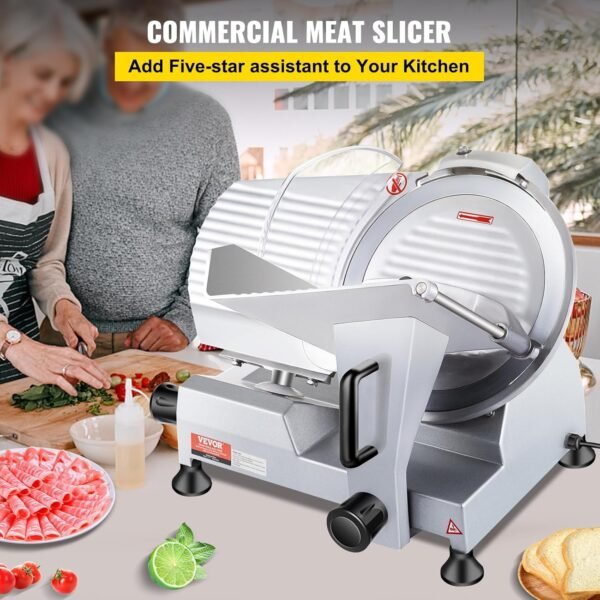 VEVOR Commercial Meat Slicer review 10 inch electric food slicer for home and business