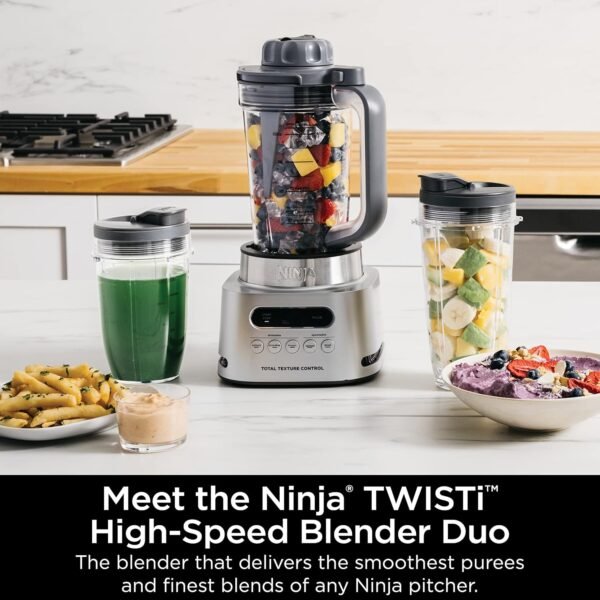 Ninja SS151 TWISTi Blender review High-Speed Smoothie Maker with smartTORQUE and Nutrient Extraction