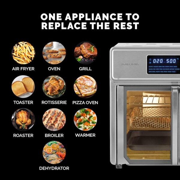 81dDakx4eSL._AC_SL1500_ Kalorik MAXX Air Fryer Oven review 10-in-1 versatile countertop cooking powerhouse