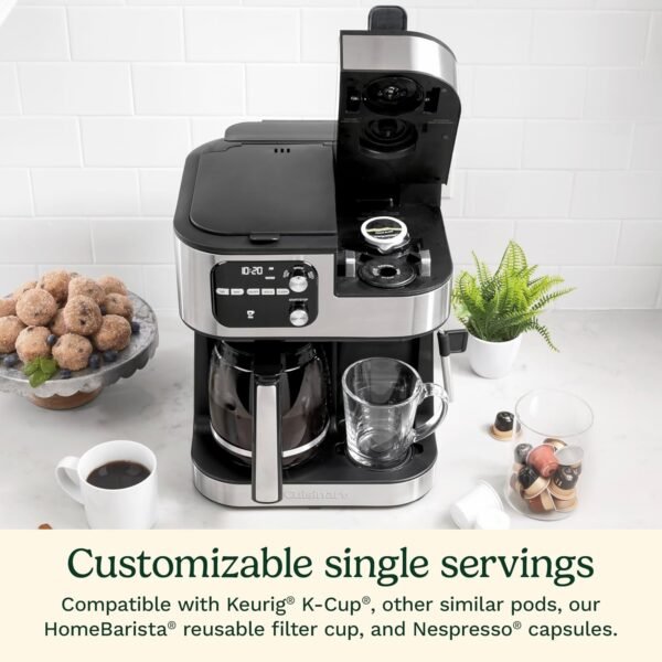 81k8J0R46FL._AC_SL1500_ Cuisinart Coffee Center Barista Bar 4-in-1 Coffee Maker review for versatile brewing options